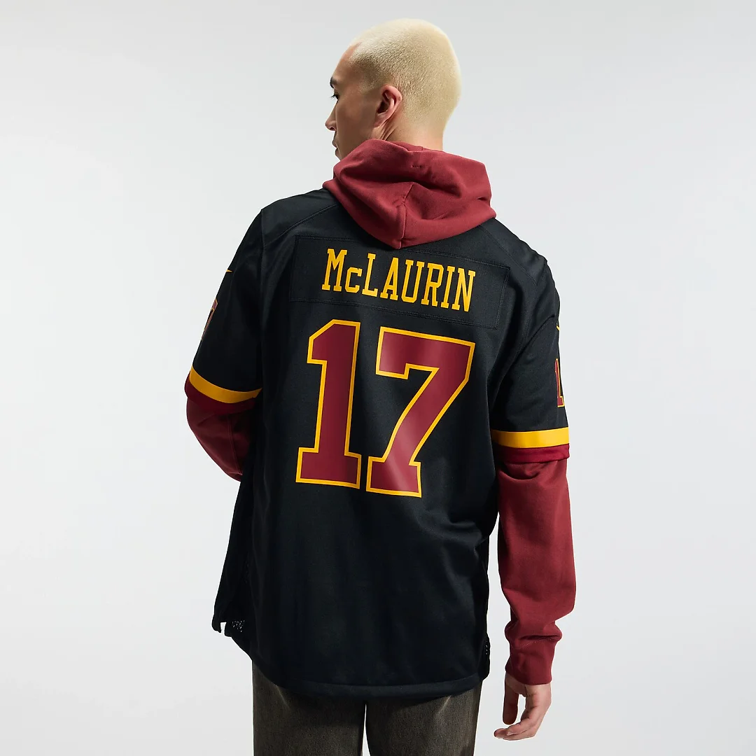 Zennovawear Hail Raiser Terry McLaurin Washington Commanders Alternate Game Jersey - Black
