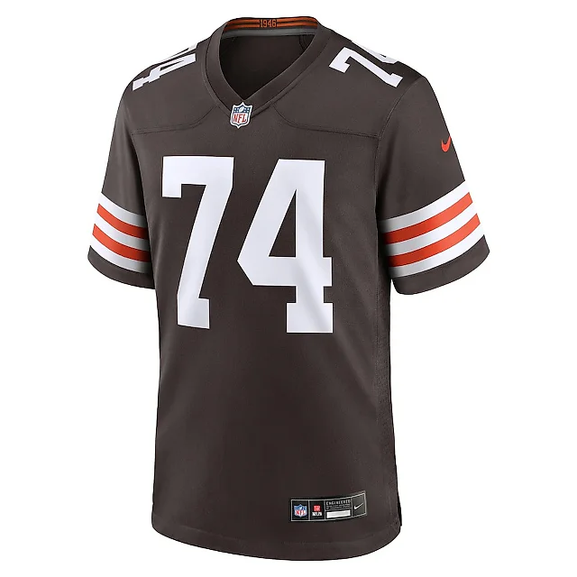 Zennovawear Hakeem Adeniji 74 Cleveland Browns Game Men Jersey - Brown