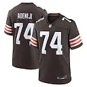 Zennovawear Hakeem Adeniji 74 Cleveland Browns Game Men Jersey - Brown