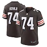 Zennovawear Hakeem Adeniji 74 Cleveland Browns Game Men Jersey - Brown