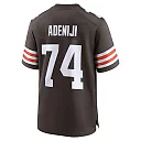 Zennovawear Hakeem Adeniji 74 Cleveland Browns Game Men Jersey - Brown