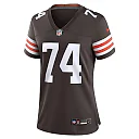 Zennovawear Hakeem Adeniji 74 Cleveland Browns Women's Game Jersey - Brown