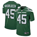 Zennovawear Hamsah Nasirildeen 45 New York Jets Men Game Jersey - Gotham Green