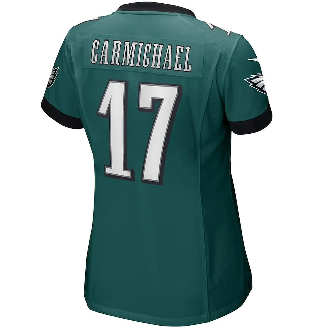 Zennovawear Harold Carmichael 17 Philadelphia Eagles Women Game Retired Jersey - Midnight Green