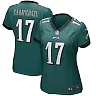 Zennovawear Harold Carmichael 17 Philadelphia Eagles Women Game Retired Jersey - Midnight Green