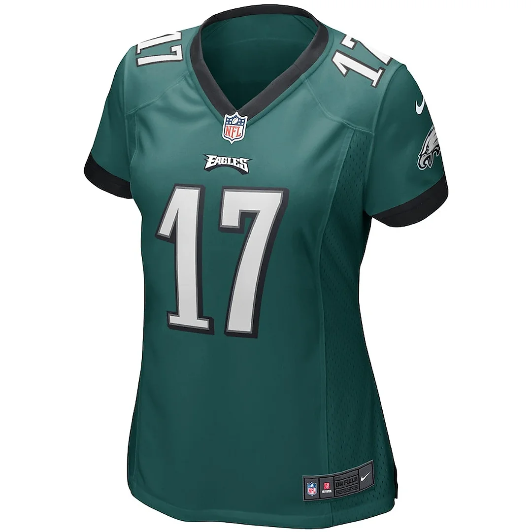 Zennovawear Harold Carmichael 17 Philadelphia Eagles Women Game Retired Jersey - Midnight Green