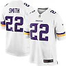 Zennovawear Harrison Smith 22 Minnesota Vikings YOUTH Game Jersey - White