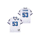 Zennovawear Harry Carson 53 New York Giants Spider Lockhart 43 Patch Throwback Men Jersey - White