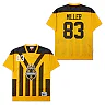 Zennovawear Heath Miller 83 Pittsburgh Steelers Retro Throwback Legacy Men Jersey - Black/Yellow