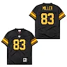 Zennovawear Heath Miller 83 Pittsburgh Steelers Retro Throwback Men Jersey - Black