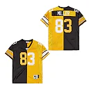 Zennovawear Heath Miller 83 Pittsburgh Steelers Two-Toned Retro Throwback Men Jersey - Black/Yellow