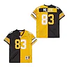 Zennovawear Heath Miller 83 Pittsburgh Steelers Two-Toned Retro Throwback Men Jersey - Black/Yellow