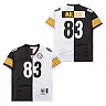 Zennovawear Heath Miller 83 Pittsburgh Steelers Two-Toned Retro Throwback Men Jersey - Black/White