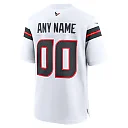 Zennovawear Houston Texans AFC Championship Patch Game Men Custom Jersey - White