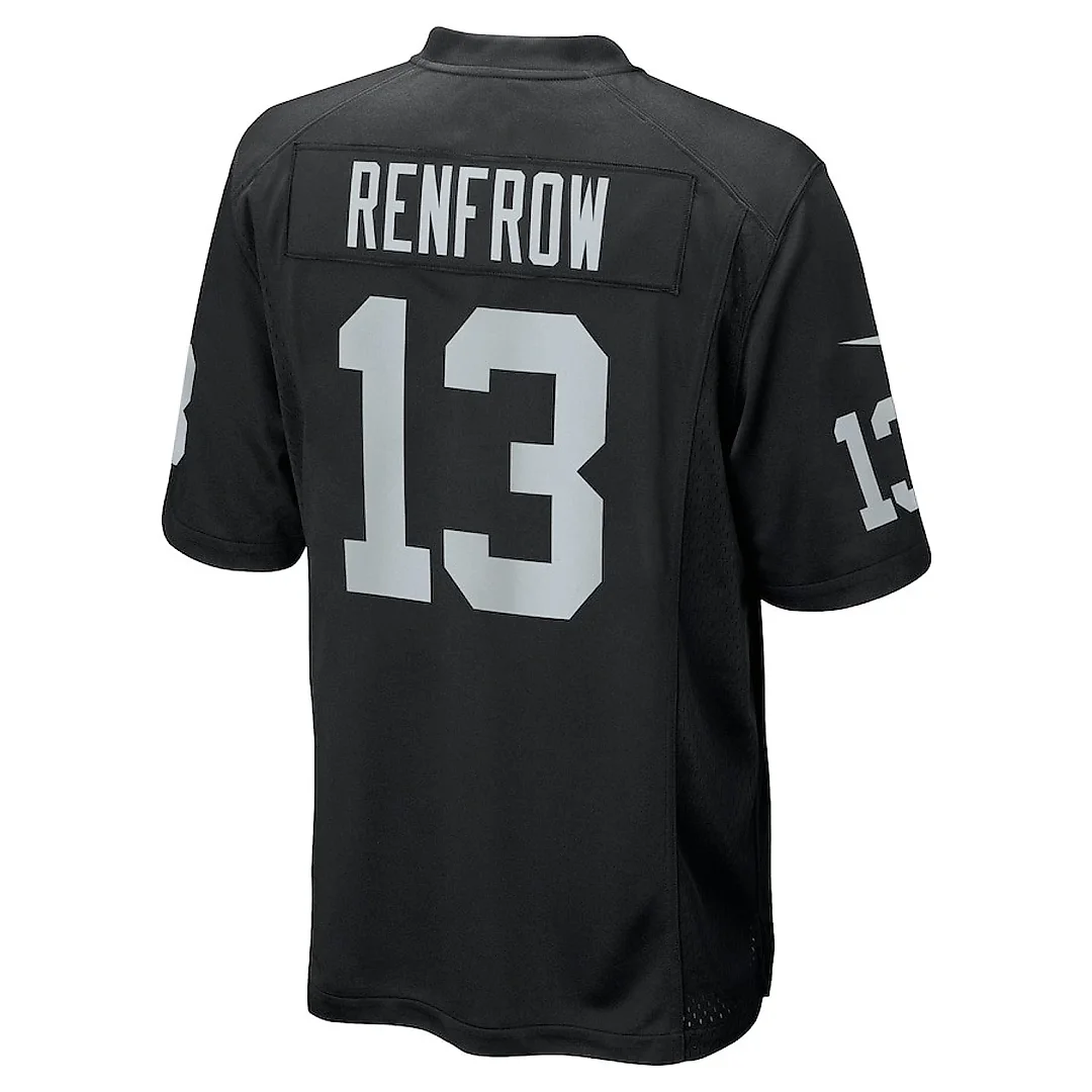 Zennovawear Hunter Renfrow 13 Las Vegas Raiders Men Game Jersey - Black