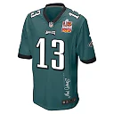 Zennovawear Ian Book 13 Philadelphia Eagles Super Bowl LIX Champions Patch 'New Orleans - Where Legends Are Made' EMBROIDERED Game Men Jersey...