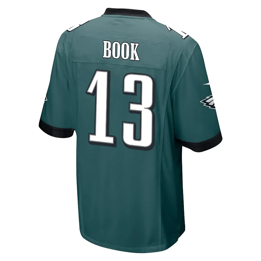 Zennovawear Ian Book 13 Philadelphia Eagles Super Bowl LIX Champions Patch 'New Orleans - Where Legends Are Made' EMBROIDERED Game Men Jersey...