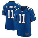 Zennovawear Indiana Nights Men's Indianapolis Colts Michael Pittman Jr. Blue Alternate Game Jersey