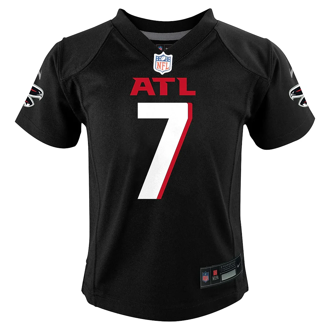 Zennovawear Infant Atlanta Falcons Bijan Robinson Black Team Player Game Jersey