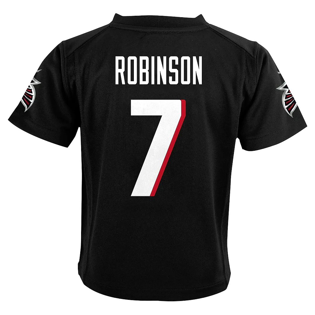 Zennovawear Infant Atlanta Falcons Bijan Robinson Black Team Player Game Jersey
