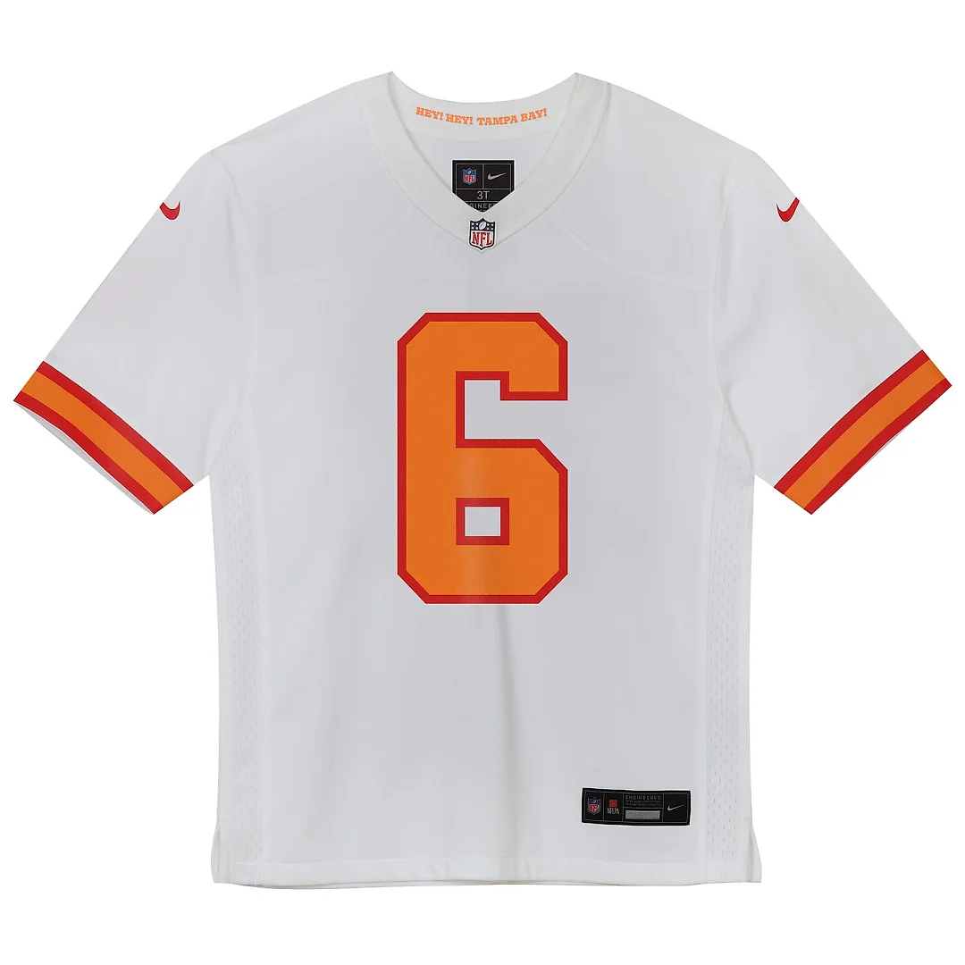 Zennovawear Baker Mayfield '76 Tampa Bay Buccaneers Infant Game Jersey - White