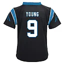 Zennovawear Infant Carolina Panthers Bryce Young Black Player Game Jersey