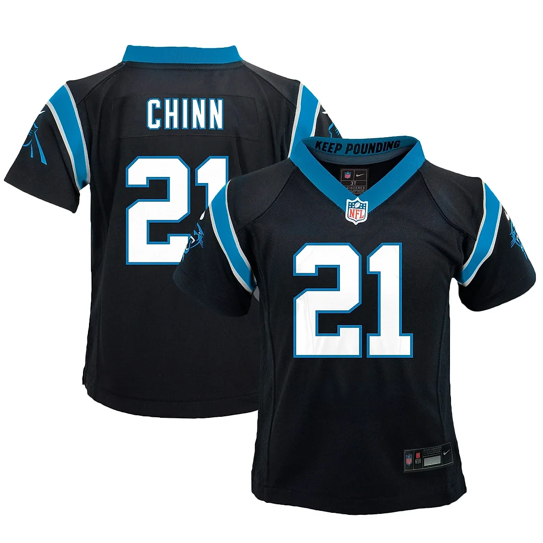 Zennovawear Infant Carolina Panthers Jeremy Chinn Black Game Jersey