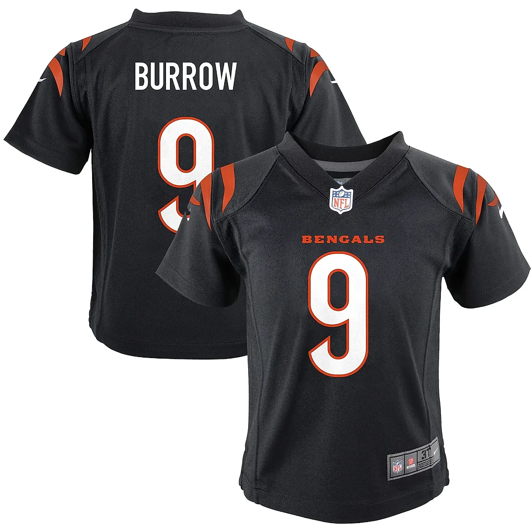 Zennovawear Infant Cincinnati Bengals Joe Burrow Black Game Jersey
