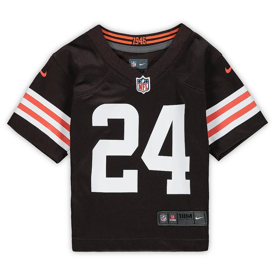 Zennovawear Infant Cleveland Browns Nick Chubb Brown Game Jersey