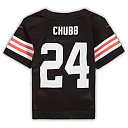 Zennovawear Infant Cleveland Browns Nick Chubb Brown Game Jersey