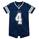 Zennovawear Infant Dallas Cowboys Dak Prescott Navy Game Jersey Romper