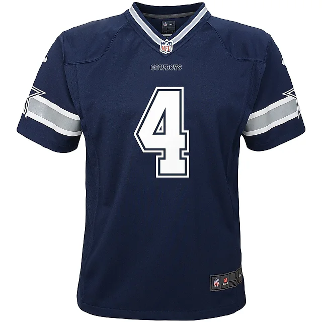 Zennovawear Infant Dallas Cowboys Dak Prescott Navy Player Game Jersey