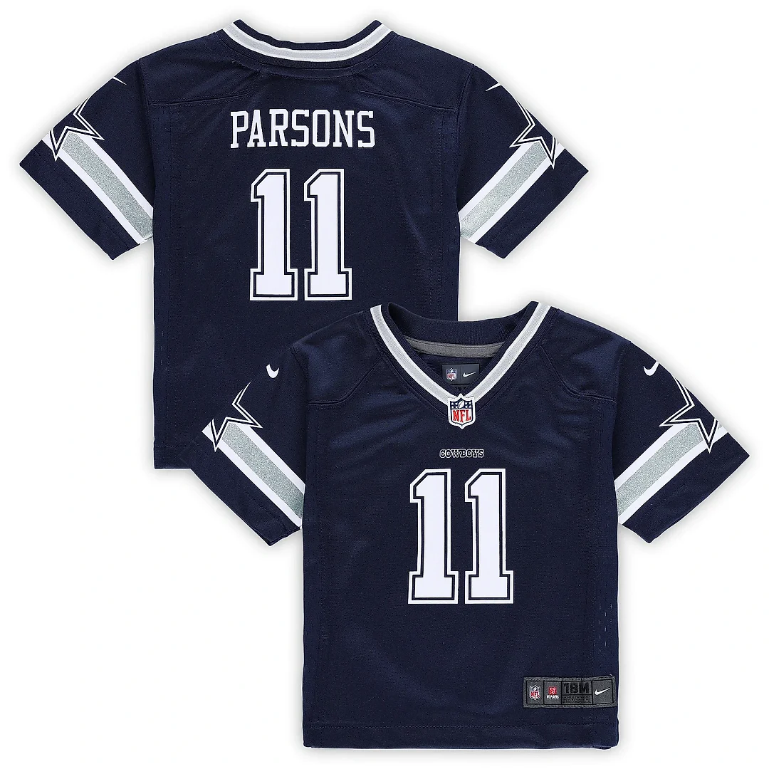 Zennovawear Infant Dallas Cowboys Micah Parsons Navy Game Jersey
