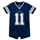 Zennovawear Infant Dallas Cowboys Micah Parsons Navy Game Romper Jersey