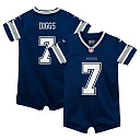 Zennovawear Infant Dallas Cowboys Trevon Diggs Navy Game Romper Jersey