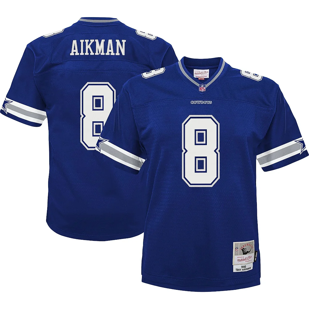 Zennovawear Infant Dallas Cowboys Troy Aikman Mitchell & Ness Navy 1996 Retired Legacy Jersey