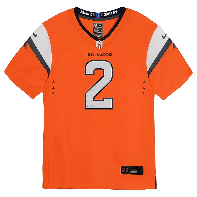 Zennovawear Infant Denver Broncos Patrick Surtain II Orange Mile High Collection Game Jersey