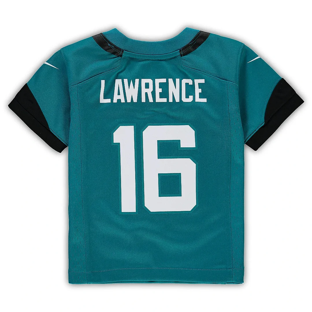 Zennovawear Infant Jacksonville Jaguars Trevor Lawrence Teal Game Jersey
