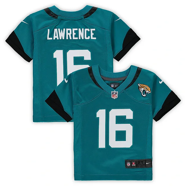 Zennovawear Infant Jacksonville Jaguars Trevor Lawrence Teal Game Jersey