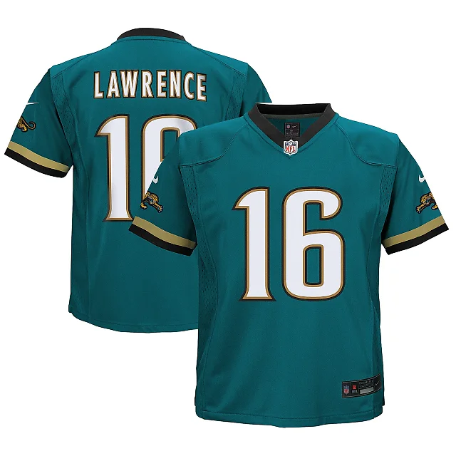 Zennovawear Infant Jacksonville Jaguars Trevor Lawrence Teal Prowler Throwback Player Game Jersey