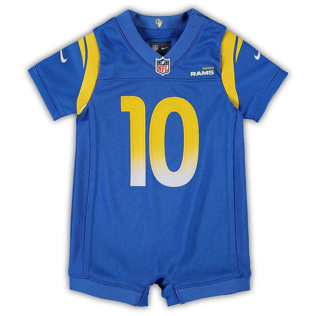 Zennovawear Infant Los Angeles Rams Cooper Kupp Royal Game Romper Jersey