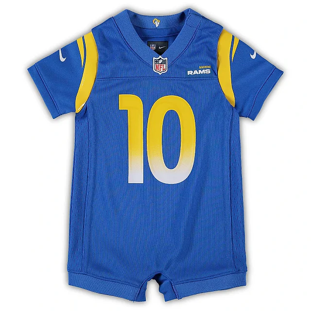 Zennovawear Infant Los Angeles Rams Cooper Kupp Royal Game Romper Jersey