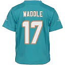 Zennovawear Infant Miami Dolphins Jaylen Waddle Aqua Player Game Jersey
