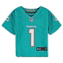 Zennovawear Infant Miami Dolphins Tua Tagovailoa Aqua Game Jersey