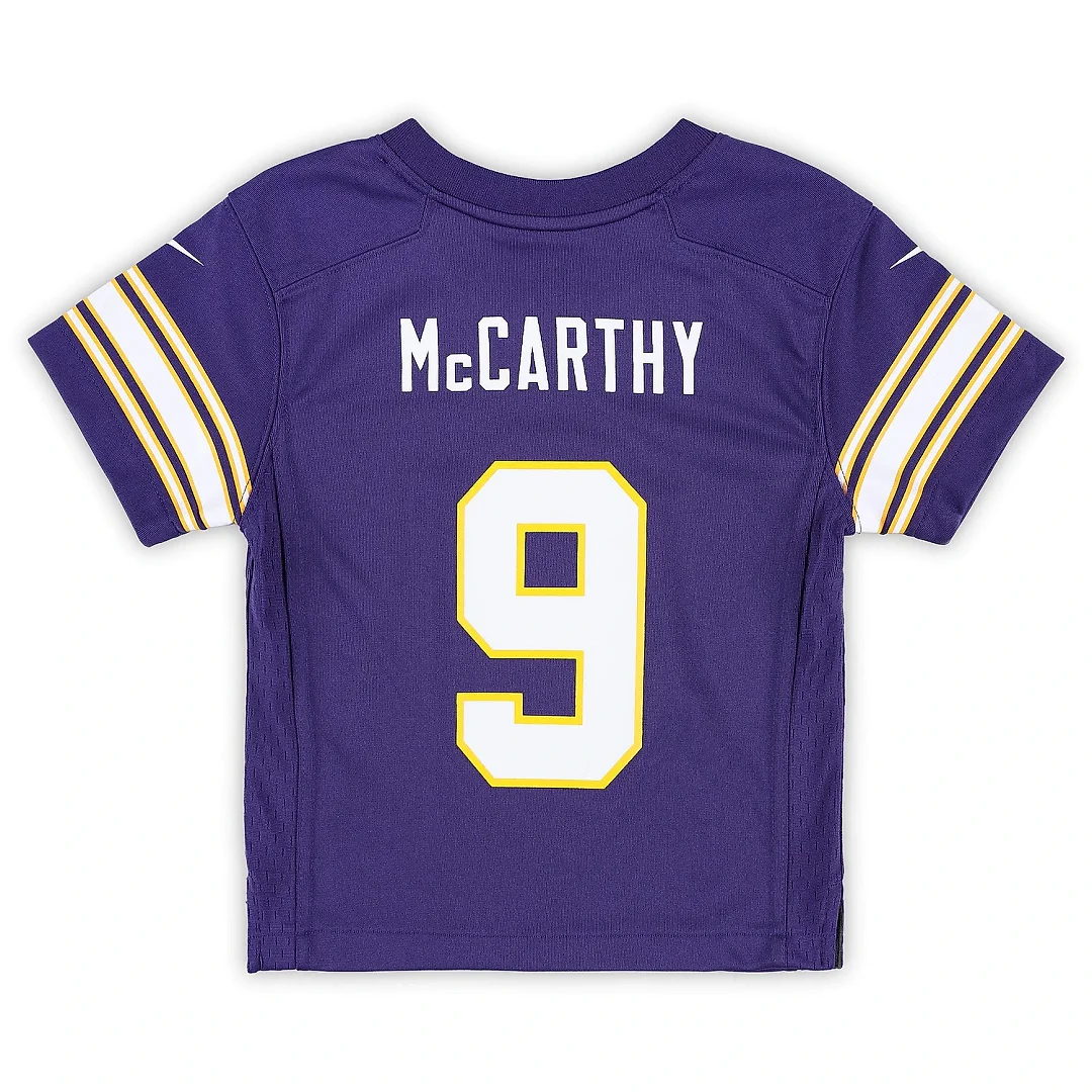 Zennovawear Infant Minnesota Vikings J.J. McCarthy Purple Alternate Player Game Jersey