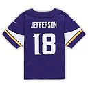 Zennovawear Infant Minnesota Vikings Justin Jefferson Purple Player Game Jersey