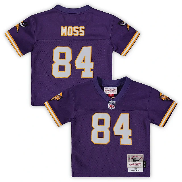 Zennovawear Infant Minnesota Vikings Randy Moss Mitchell & Ness Purple 1998 Retired Legacy Jersey