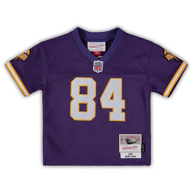 Zennovawear Infant Minnesota Vikings Randy Moss Mitchell & Ness Purple 1998 Retired Legacy Jersey