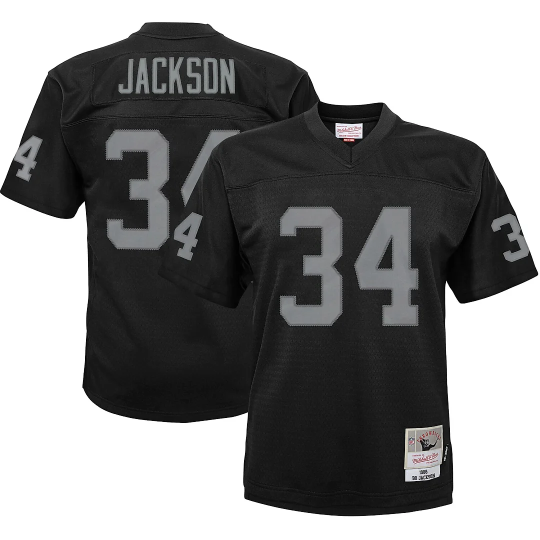 Zennovawear Bo Jackson Las Vegas Raiders Infant 1988 Retired Legacy Jersey - Black