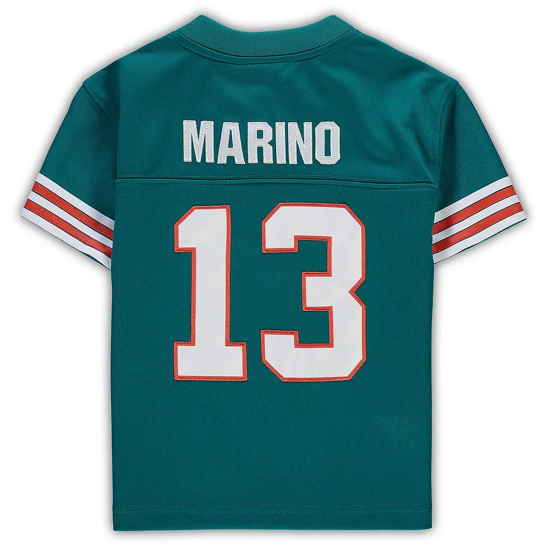 Zennovawear Dan Marino Miami Dolphins Infant 1984 Retired Legacy Jersey - Aqua
